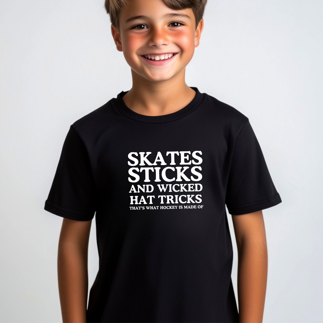 Skates Sticks Kids Tees/Crewnecks/Hoodies