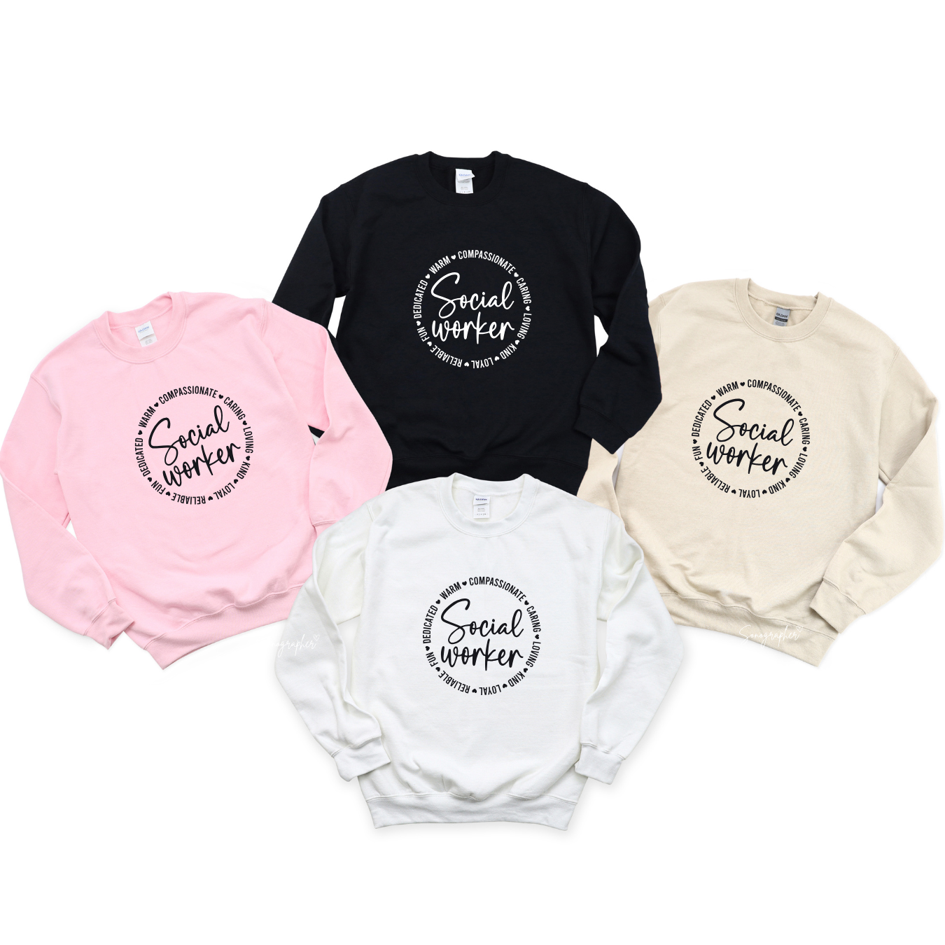 Social Worker Crewnecks