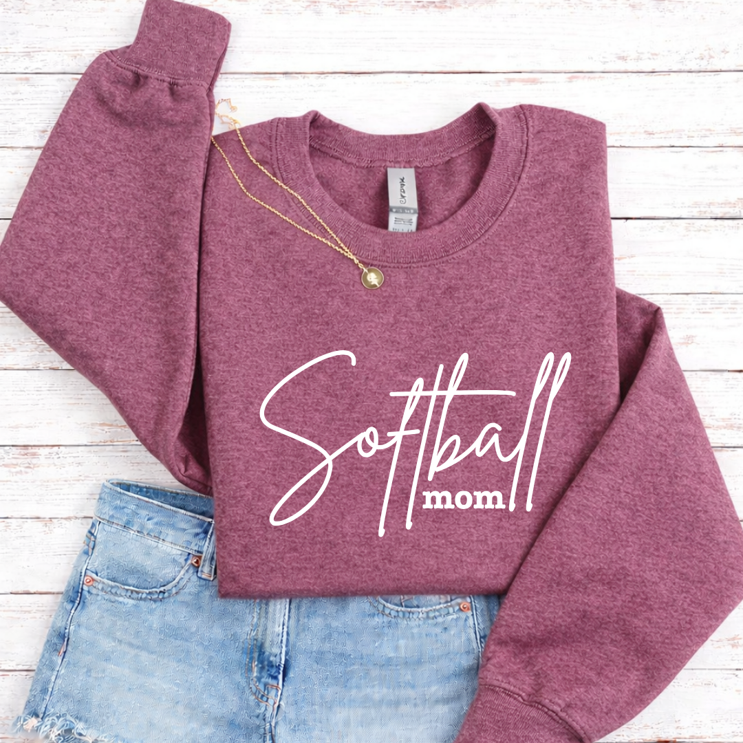 Softball Mom Tees/Crewnecks/Hoodies