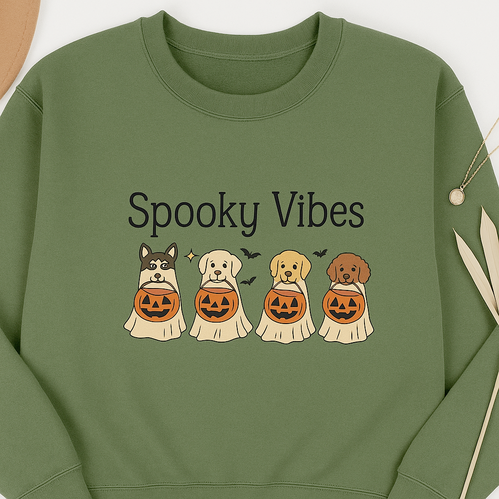 Spooky Vibes Crewnecks