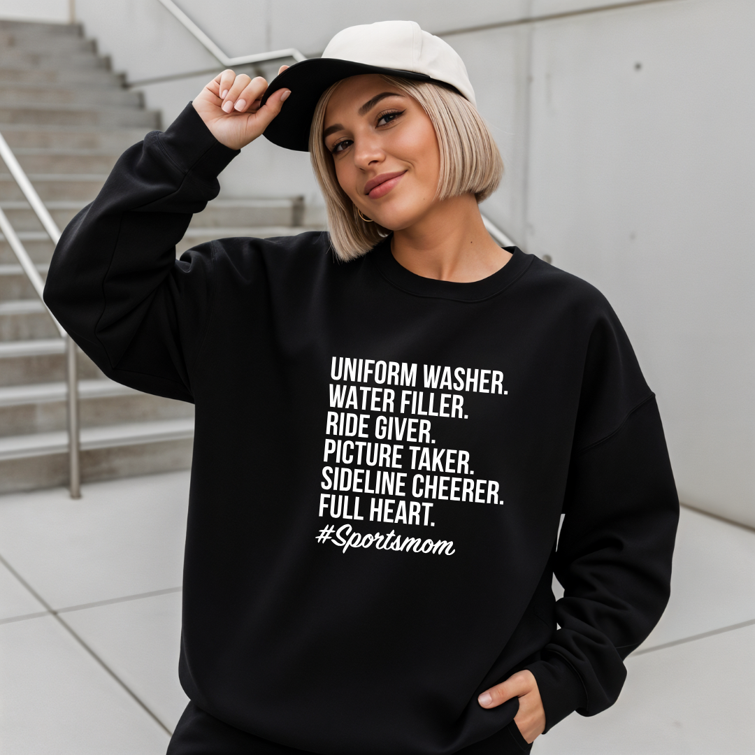 Sports Mom Tees/Crewnecks/Hoodies