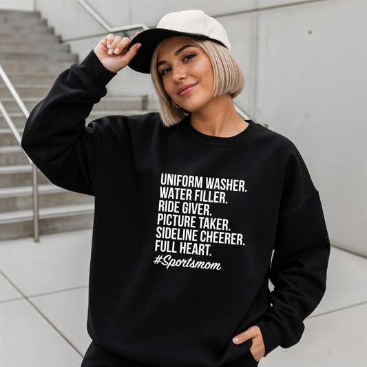 Sports Mom Tees/Crewnecks/Hoodies