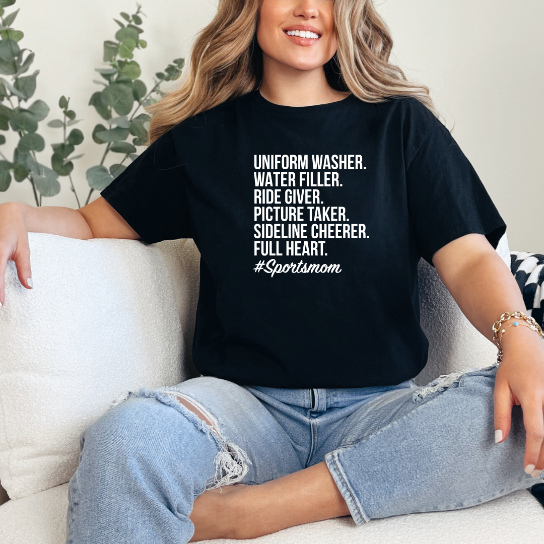 Sports Mom Tees/Crewnecks/Hoodies