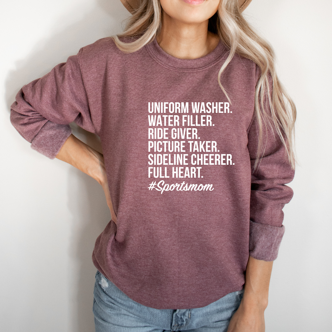 Sports Mom Tees/Crewnecks/Hoodies