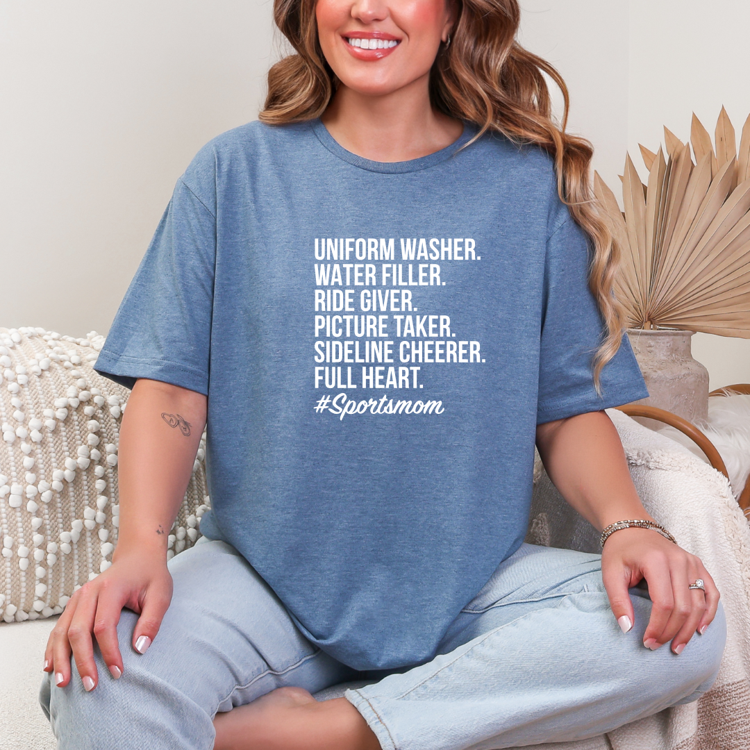 Sports Mom Tees/Crewnecks/Hoodies