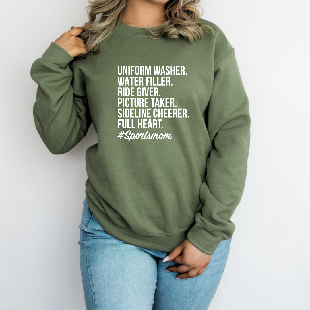 Sports Mom Tees/Crewnecks/Hoodies