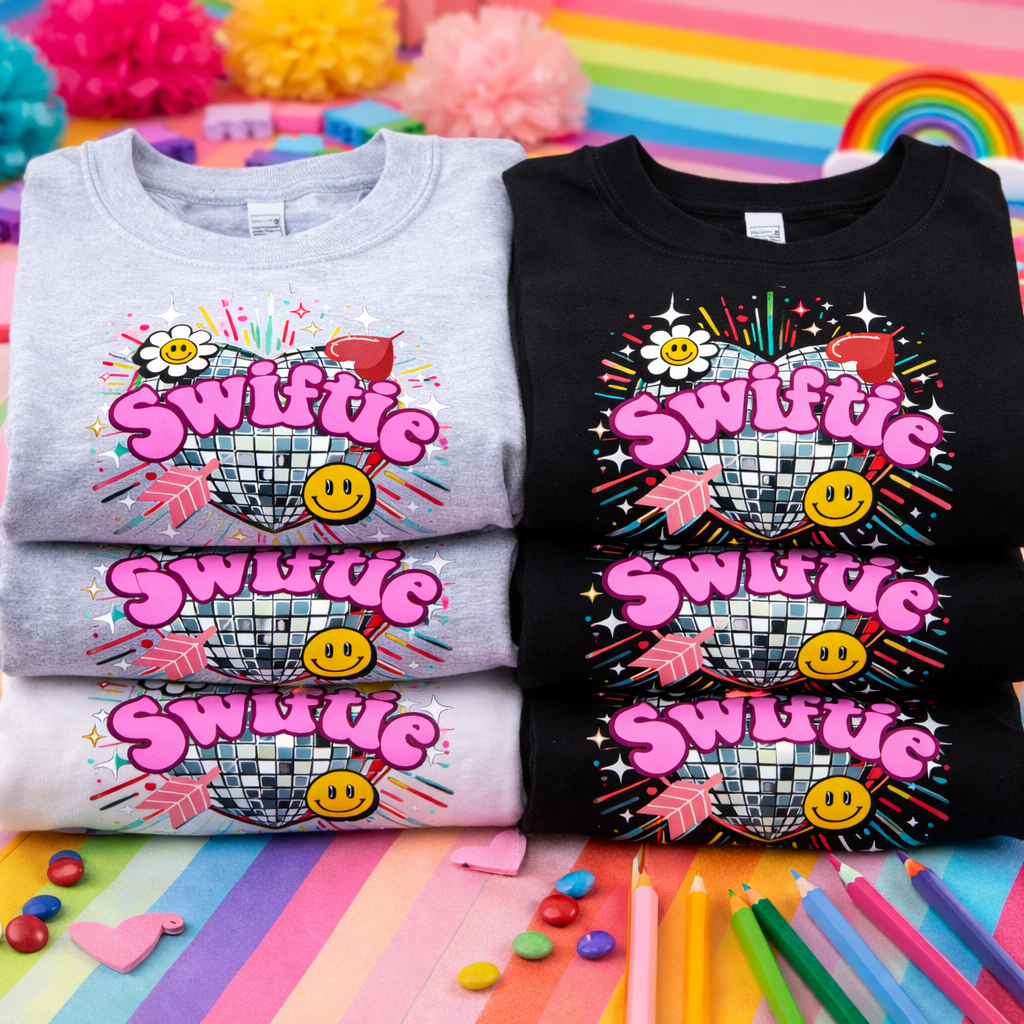 SWIFTIE Youth Disco Ball Crewnecks