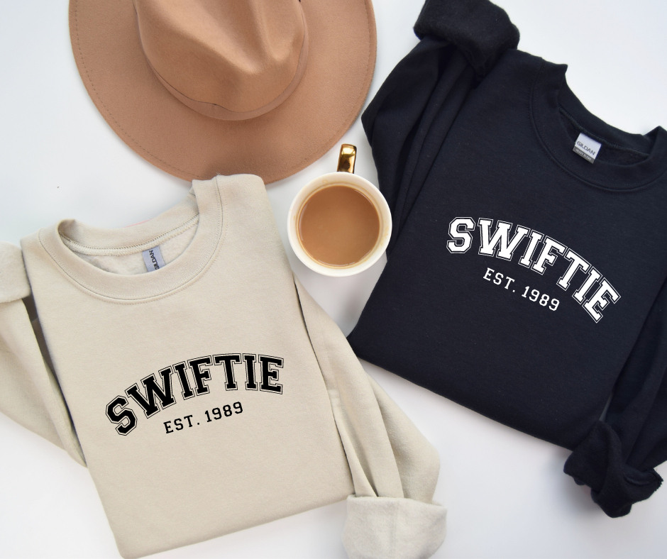 SWIFTIE Est 1989 Crewnecks