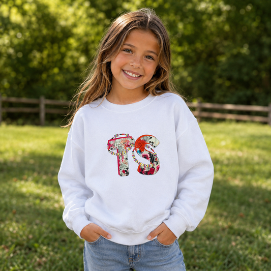 SWIFTIE Youth TS Floral Design