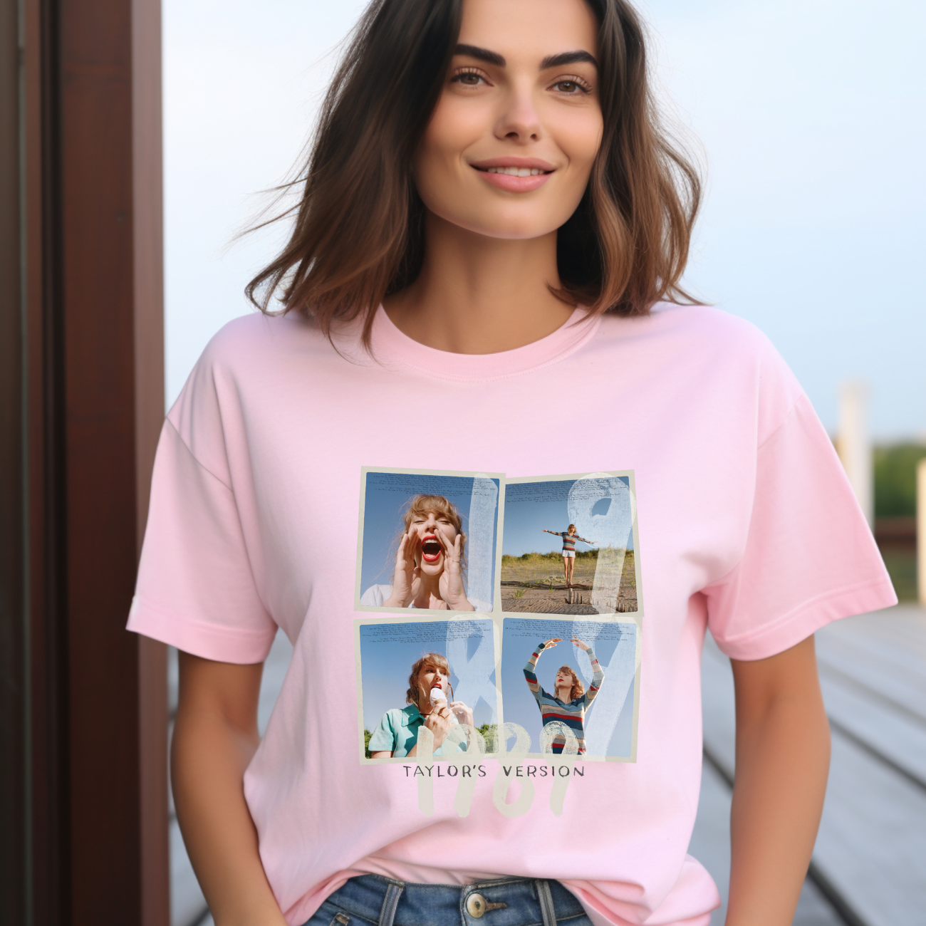 Taylor's Version 1989 Kids + Adult Pink Tees