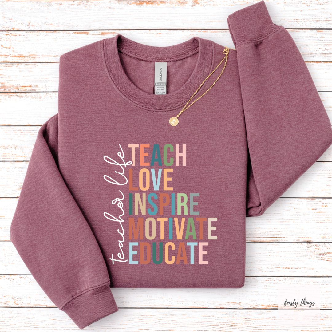 Teacher Life Tees/Crewnecks/Hoodies