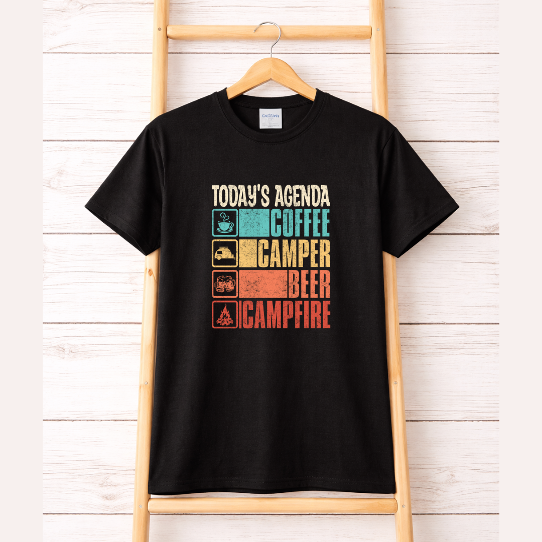 Today's Agenda Camping Tees/Crewnecks/Hoodies