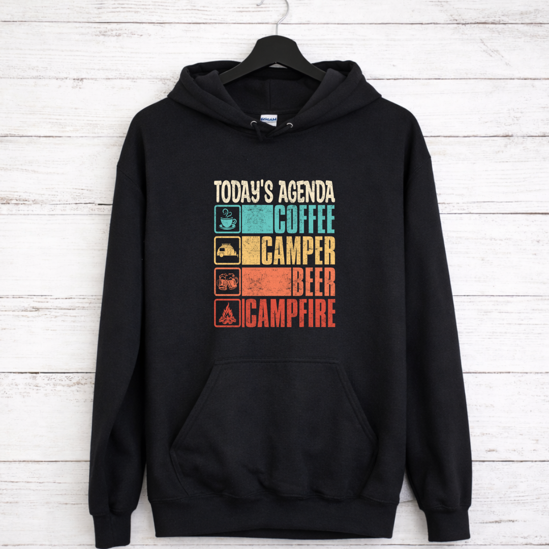 Today's Agenda Camping Tees/Crewnecks/Hoodies