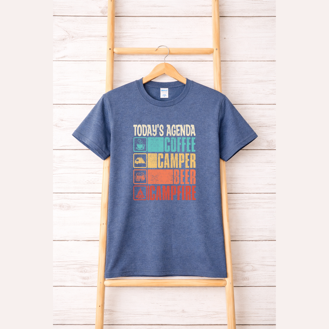 Today's Agenda Camping Tees/Crewnecks/Hoodies