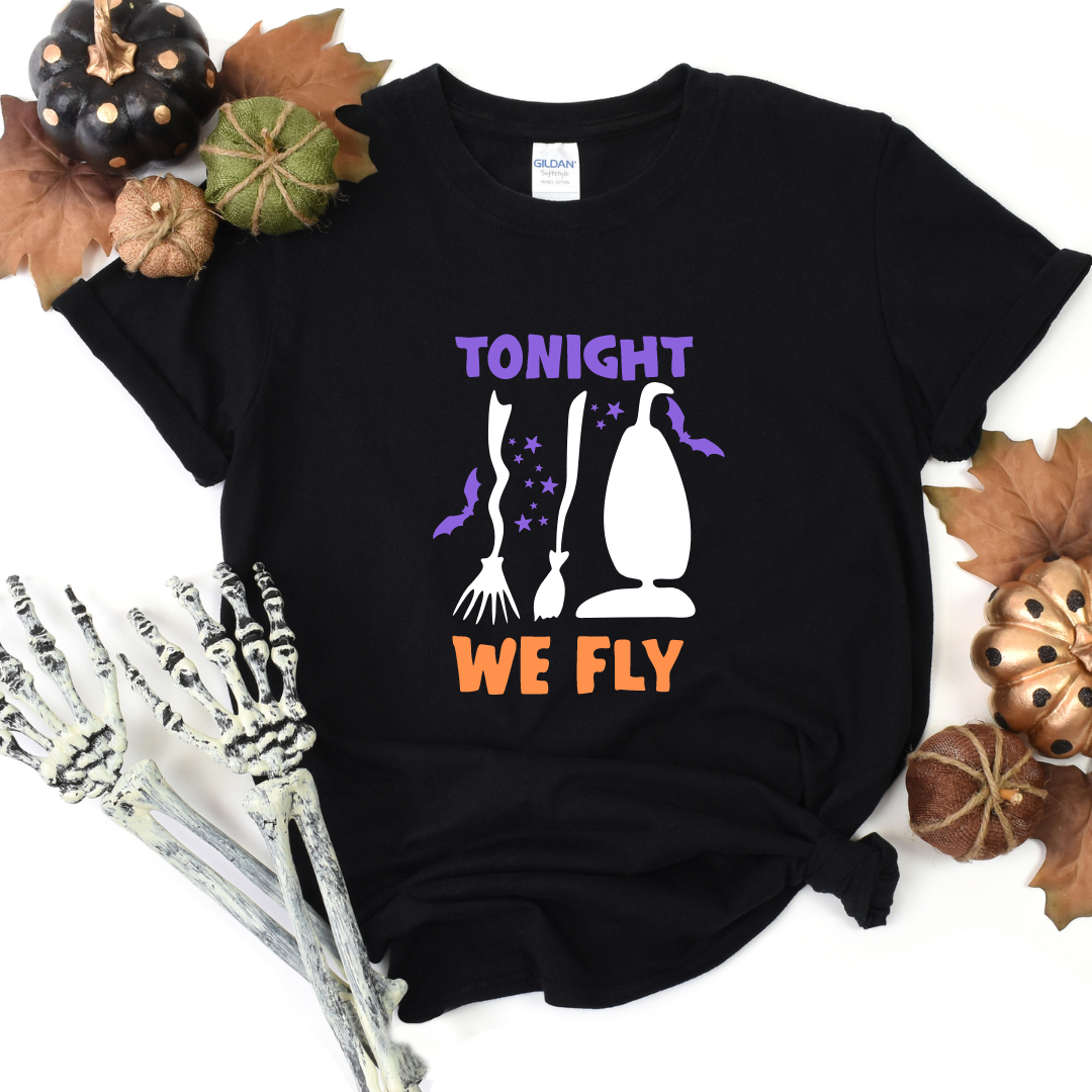 Tonight We Fly Hocus Pocus Softstyle Tees