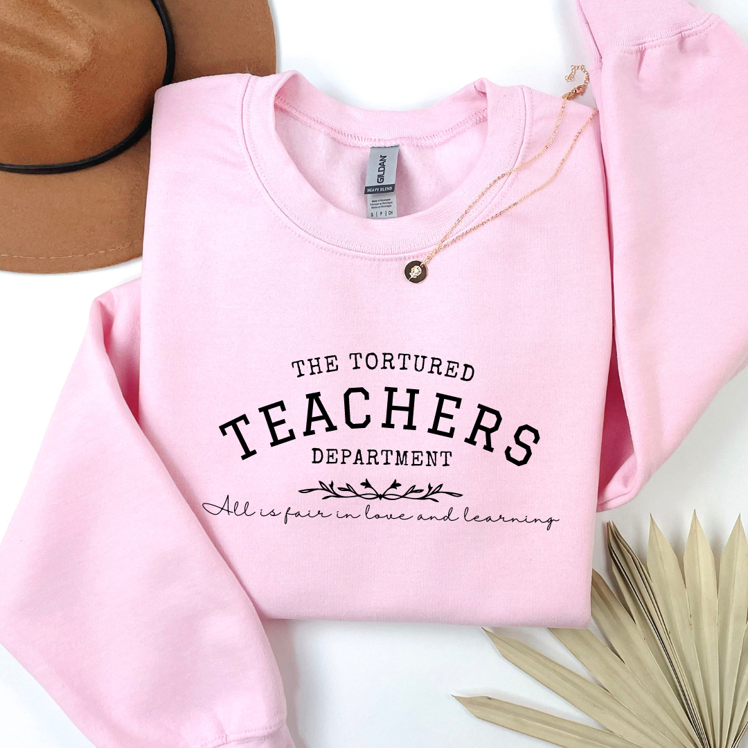 The Tortured Teachers Department Crewnecks