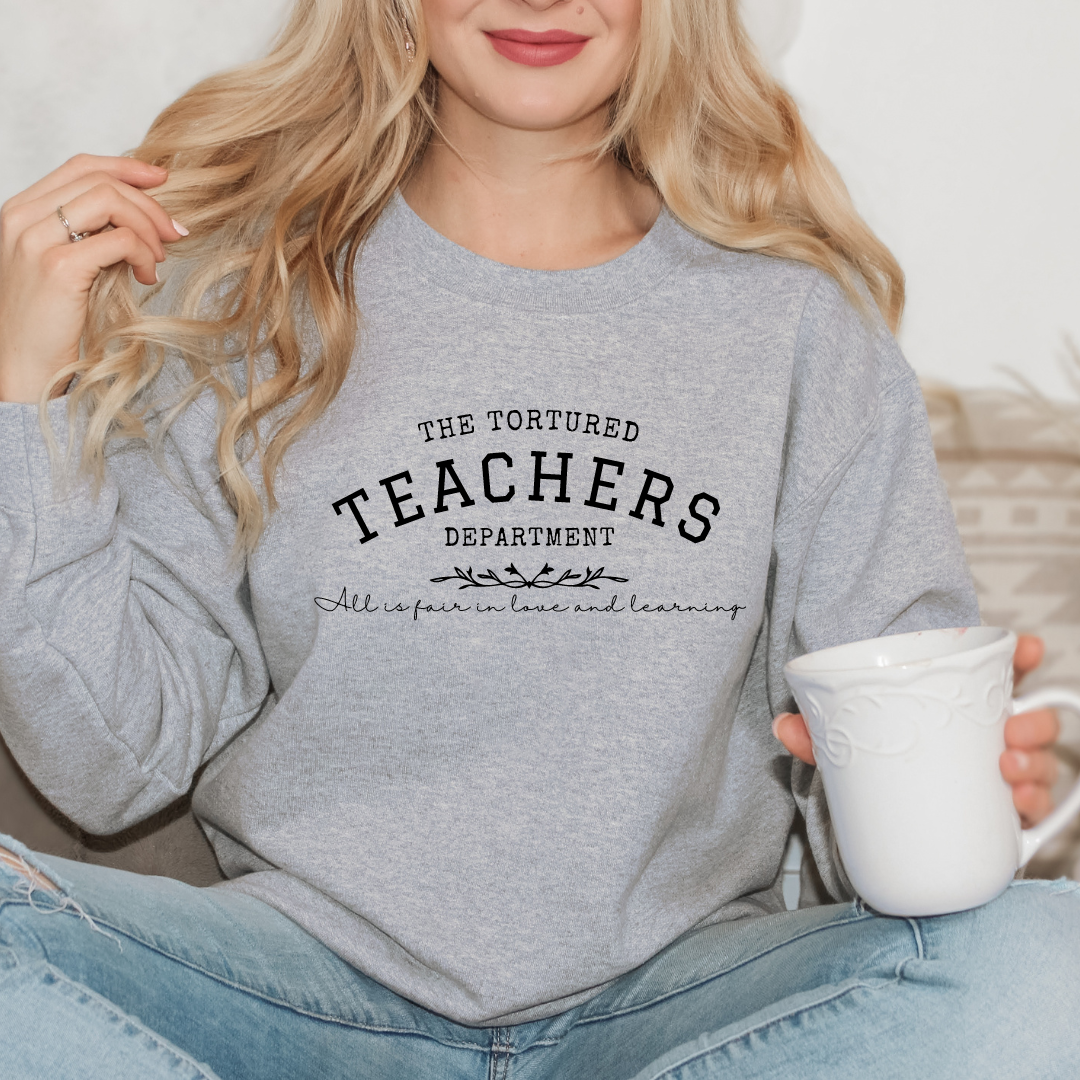 The Tortured Teachers Department Crewnecks