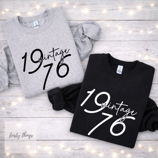 Vintage 1976 Tees/Crewnecks/Hoodies