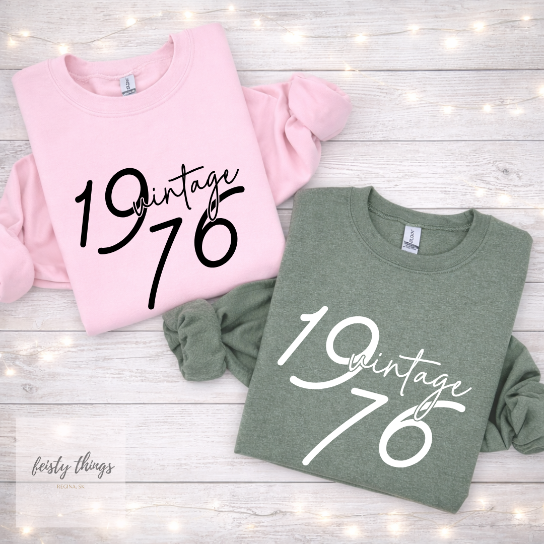 Vintage 1976 Tees/Crewnecks/Hoodies