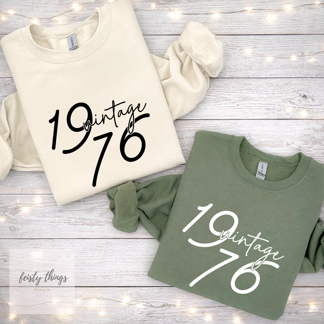 Vintage 1976 Tees/Crewnecks/Hoodies