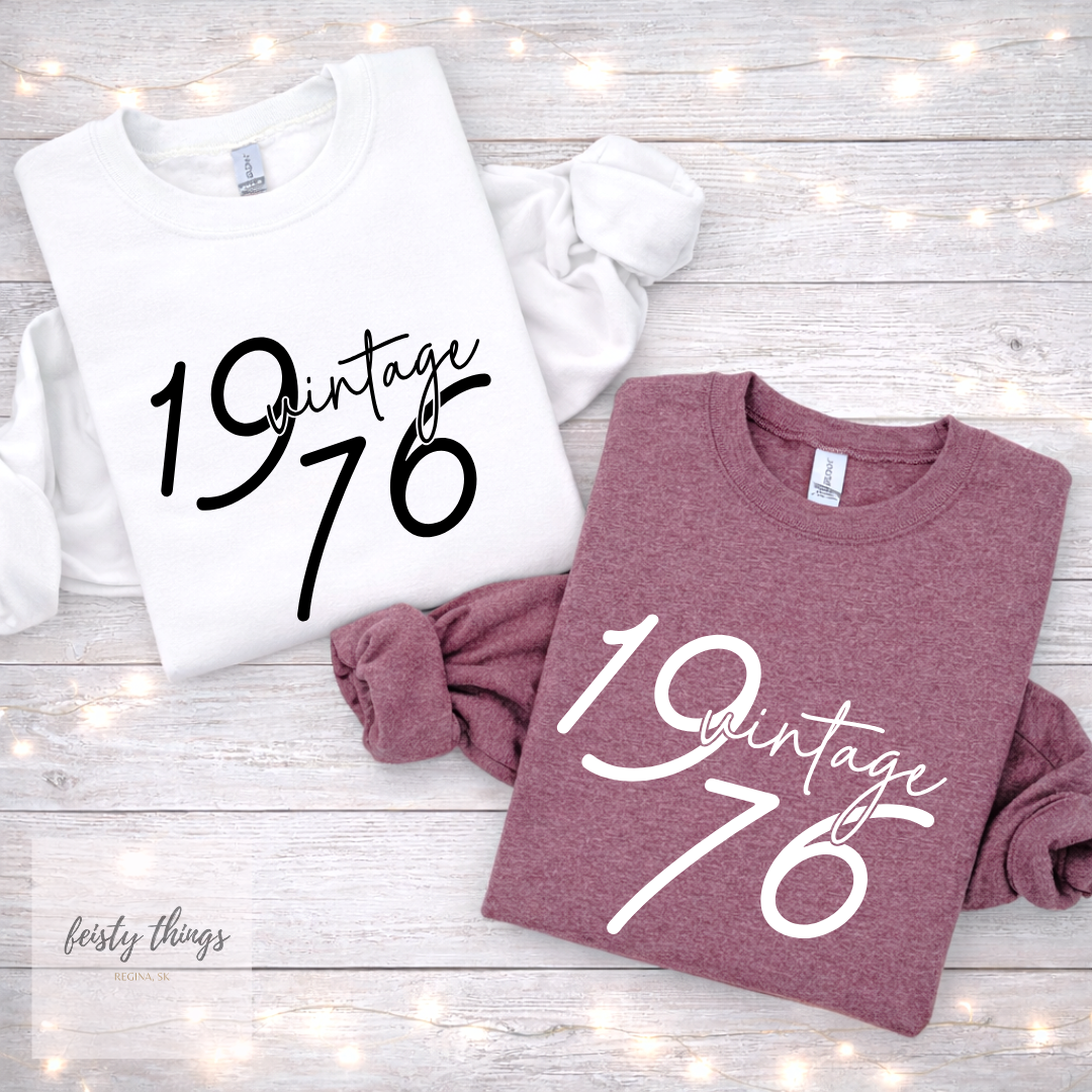 Vintage 1976 Tees/Crewnecks/Hoodies