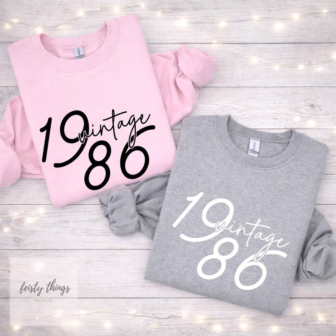 Vintage 1986 Tees/Crewnecks/Hoodies
