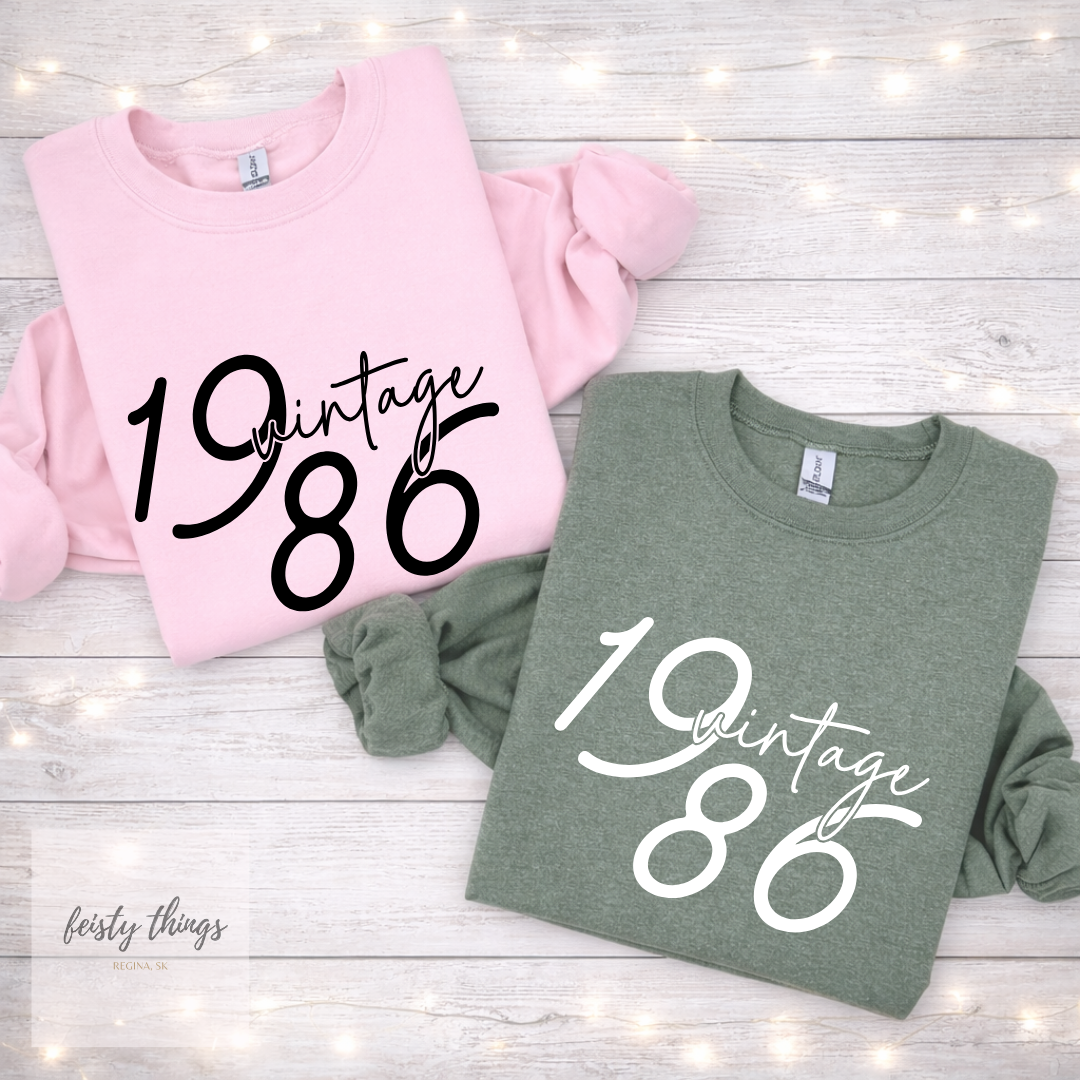 Vintage 1986 Tees/Crewnecks/Hoodies