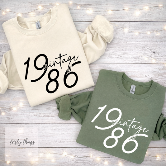 Vintage 1986 Tees/Crewnecks/Hoodies