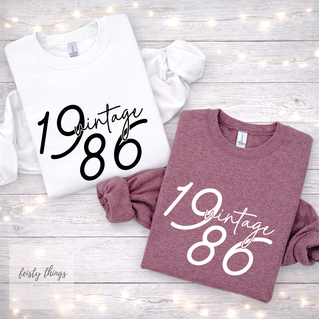 Vintage 1986 Tees/Crewnecks/Hoodies