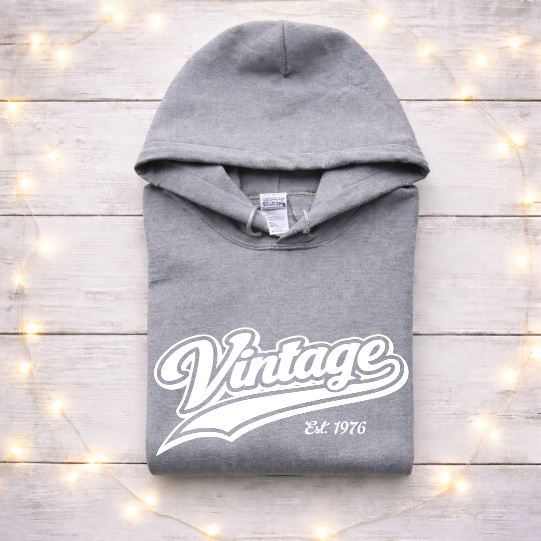 Vintage Est 1976 Tees/Crewnecks/Hoodies