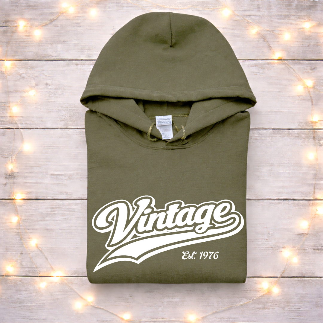 Vintage Est 1976 Tees/Crewnecks/Hoodies