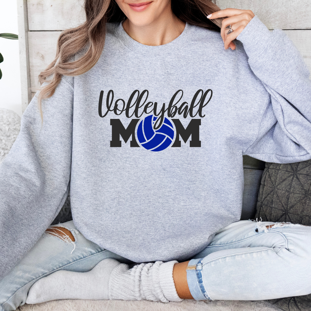 Volleyball Mom Custom Ball Color Crewnecks
