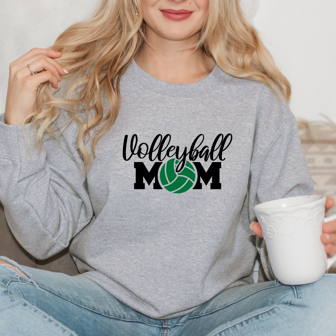 Volleyball Mom Custom Ball Color Crewnecks
