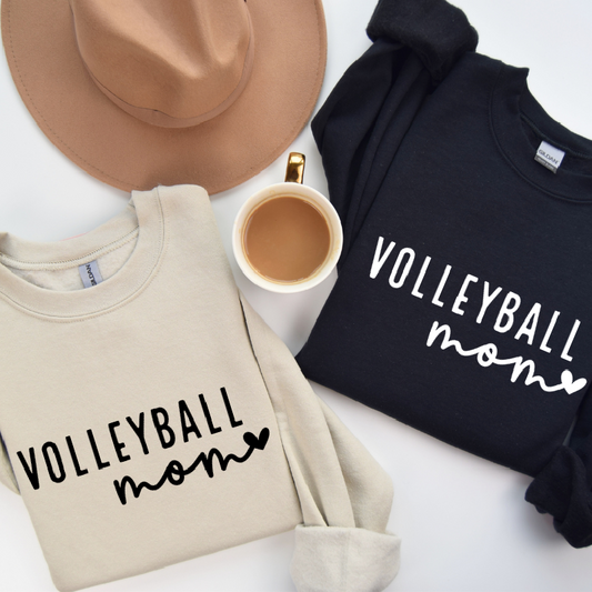 Volleyball Mom V2 Tees/Crewnecks/Hoodies
