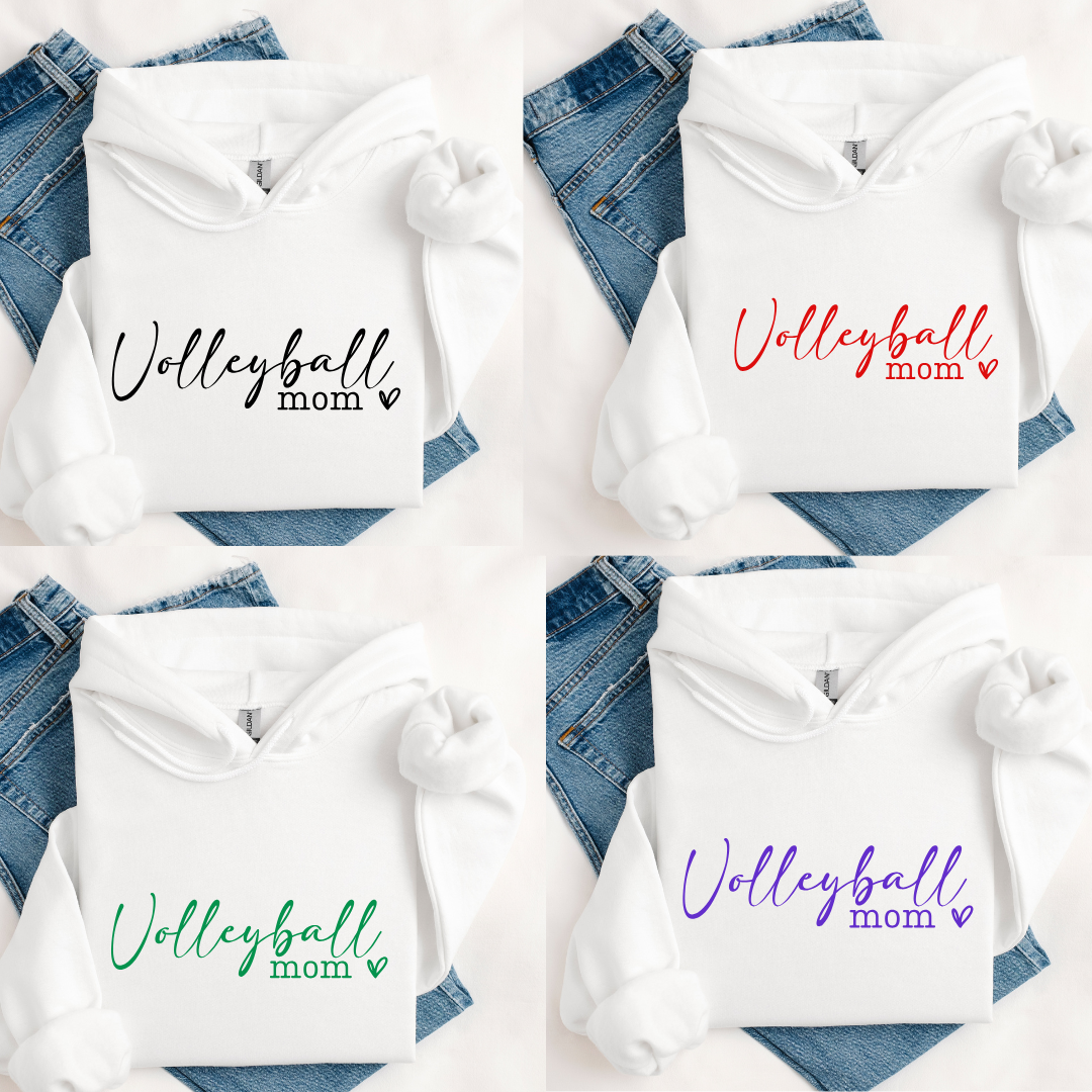 Volleyball Mom Tees/Crewnecks/Hoodies