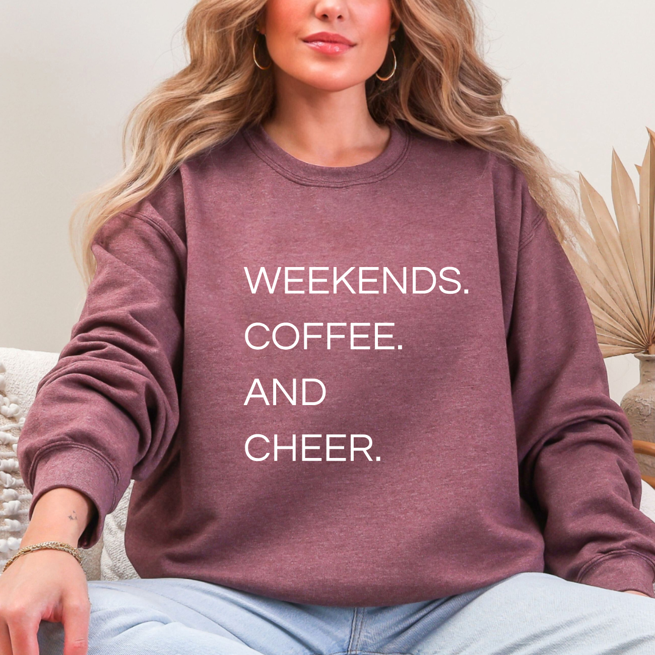 Weekends Coffee And Cheer Tees/Crewnecks/Hoodies