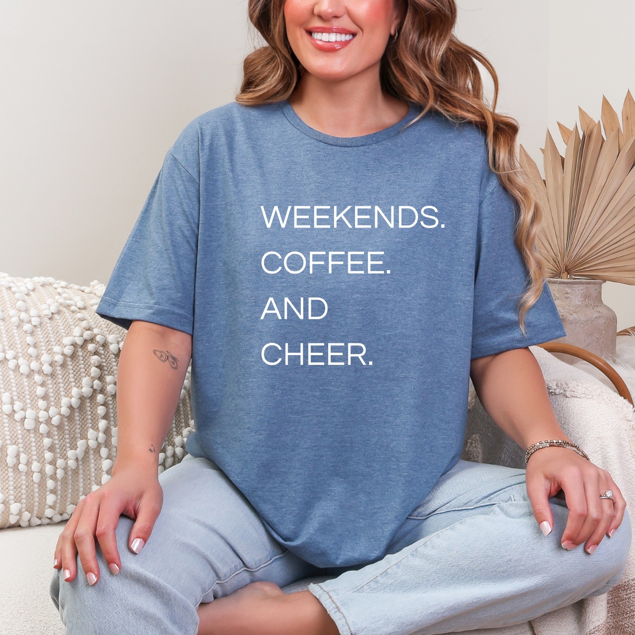 Weekends Coffee And Cheer Tees/Crewnecks/Hoodies