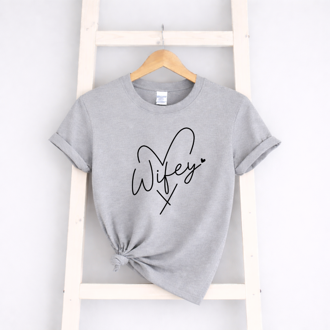 Wifey Heart Tees/Crewnecks/Hoodies