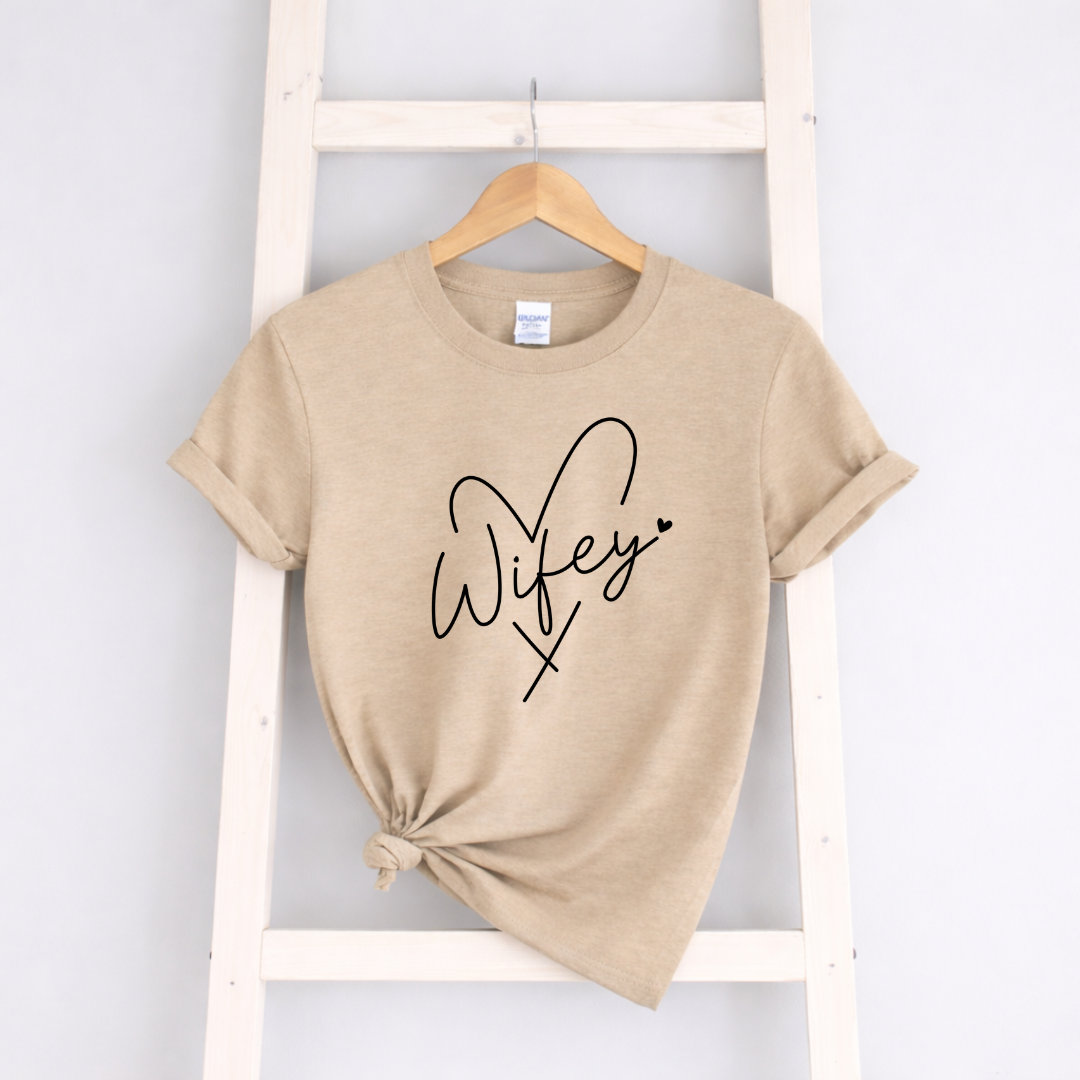 Wifey Heart Tees/Crewnecks/Hoodies