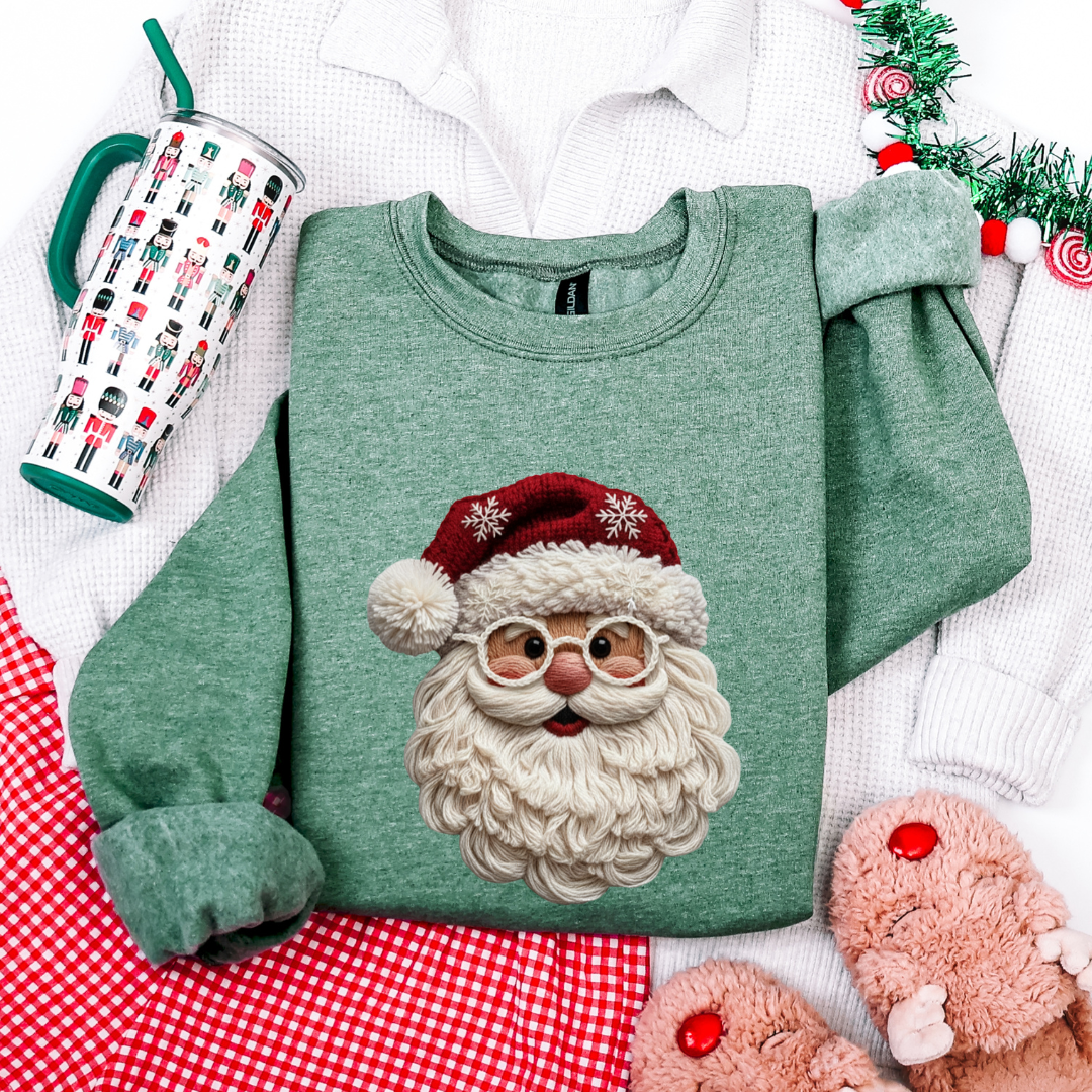 Yarn Red Santa Crewnecks