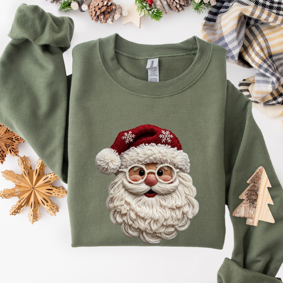 Yarn Red Santa Crewnecks