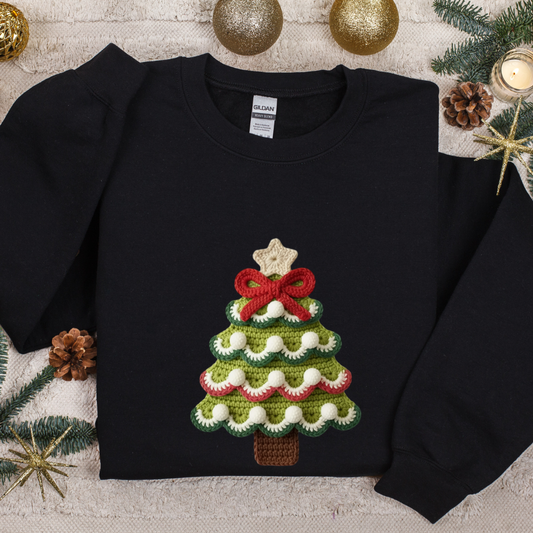Yarn Christmas Tree Crewnecks