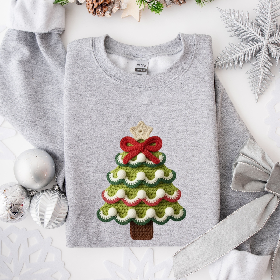 Yarn Christmas Tree Crewnecks