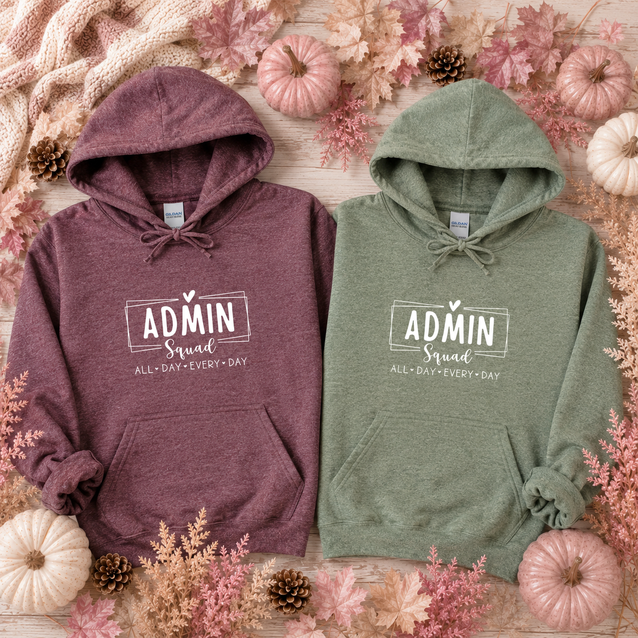 Admin Squad Tees/Crewnecks/Hoodies