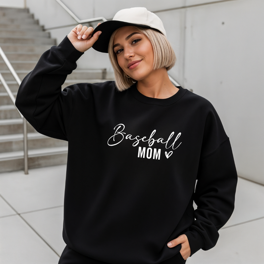 Baseball Mom Tees/Crewnecks/Hoodies
