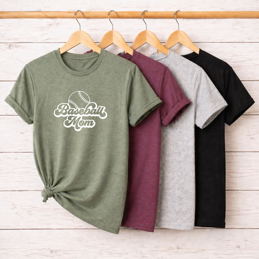 Baseball Mom Ball Tees/Crewnecks/Hoodies