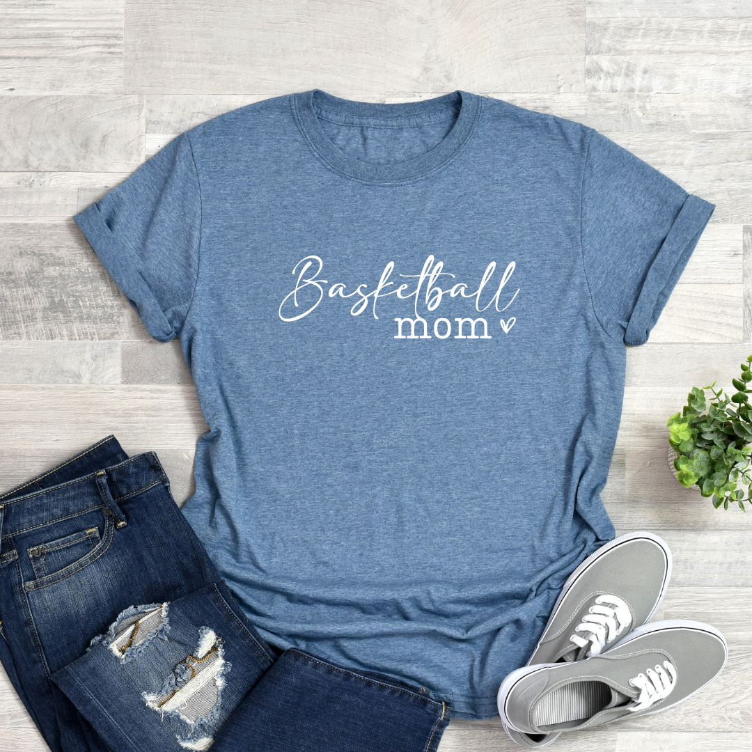Basketball Mom Tees/Crewnecks/Hoodies