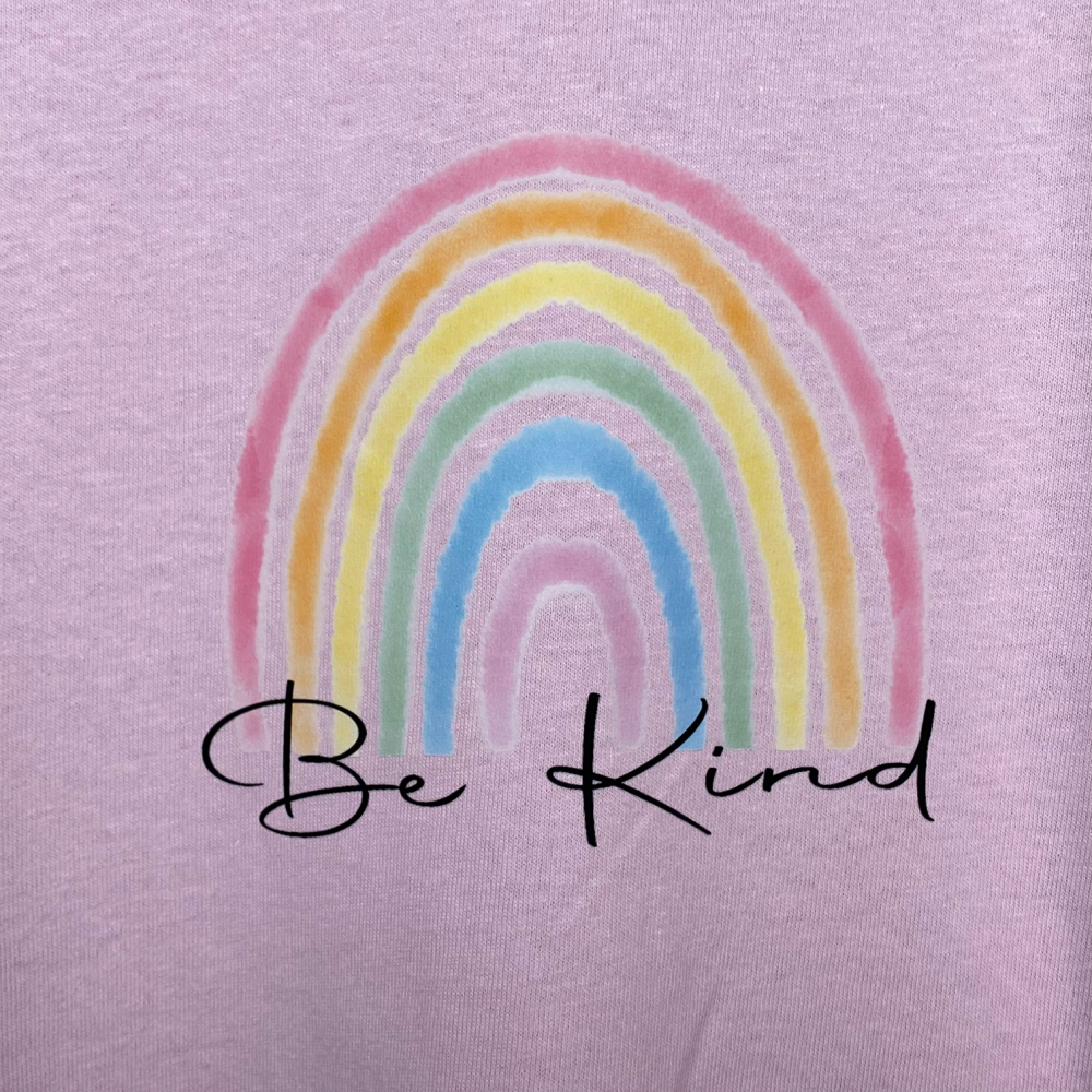 Be Kind Colorful Rainbow Youth Tees