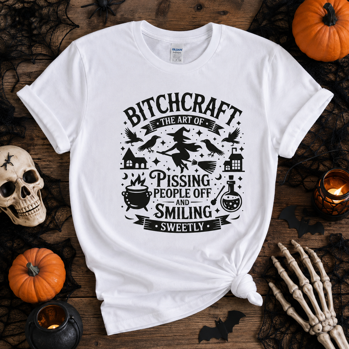 Bitchcraft White Tees