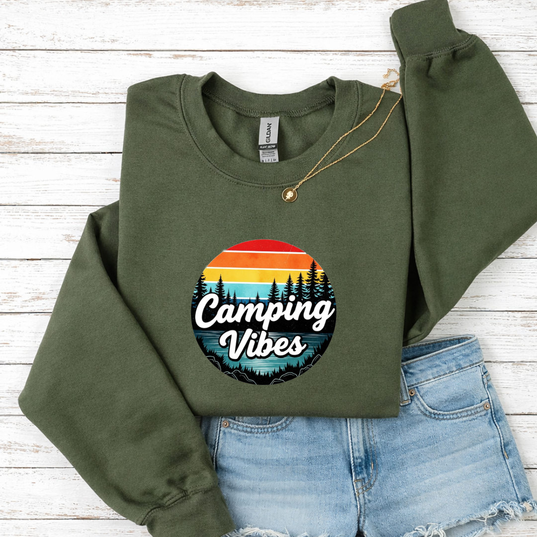 Camping Vibes Tees/Crewnecks/Hoodies